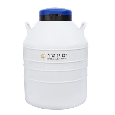 【美国CHART MVE】YDS-47-127方提筒液氮生物容器/47L液氮罐