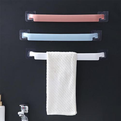 Bathroom towel bar punch-free rack bathroom towel hanging rack kitchen rag rack bathroom storage rack