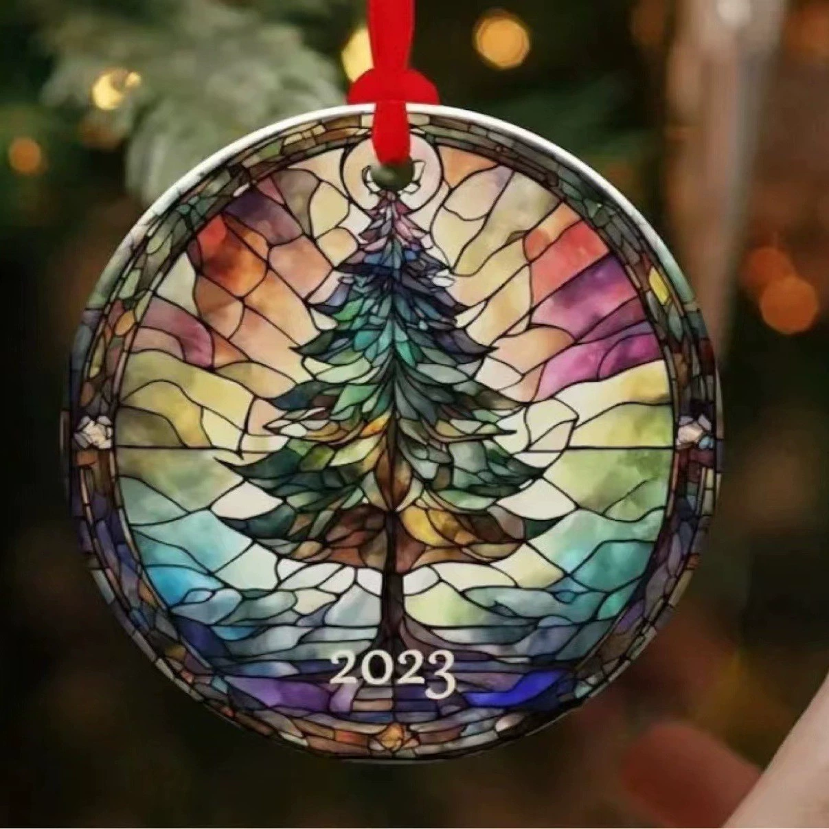 Трансграничный новый Christmas 2023 Ornament подвеска креативная рождественская елка украшения подвеска