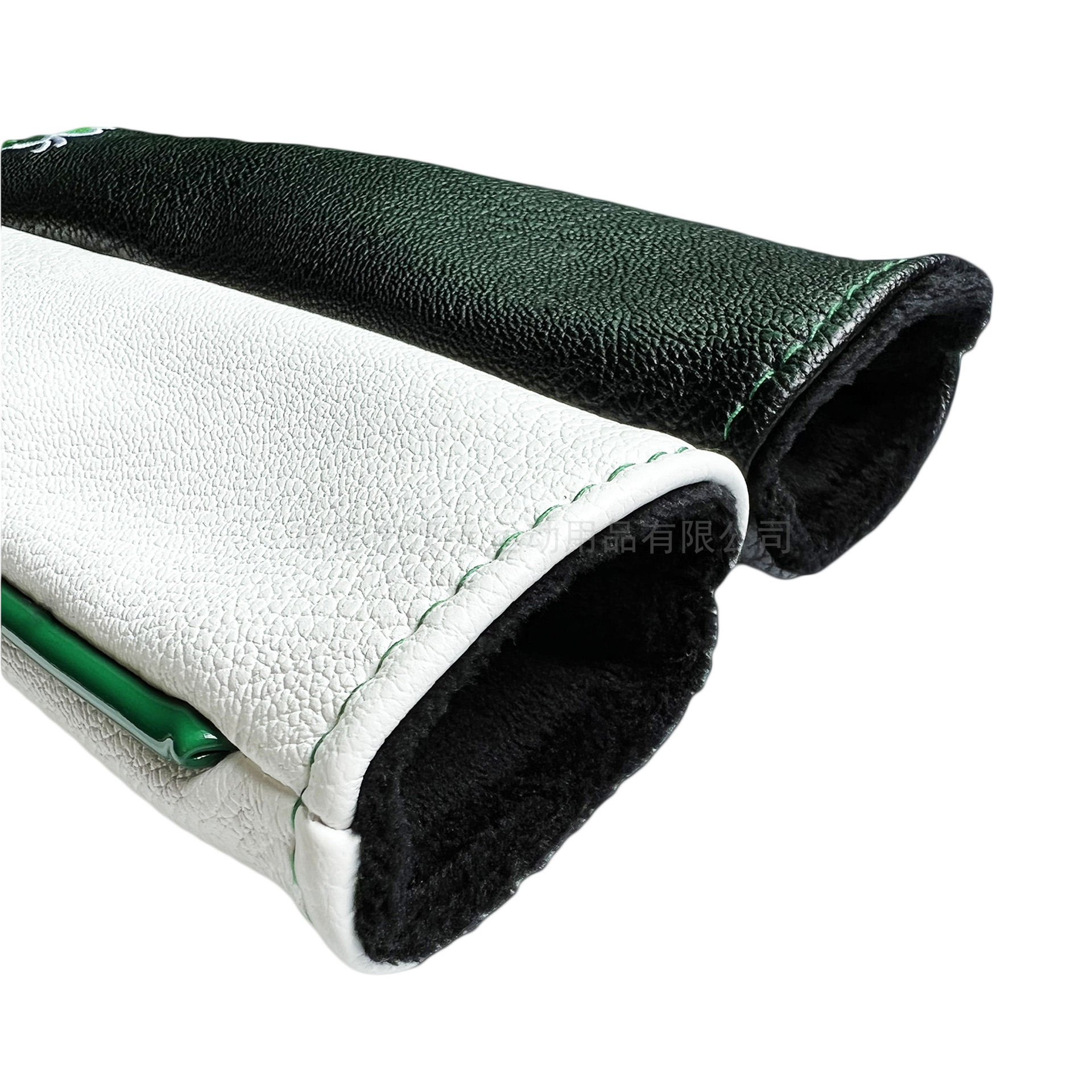 Golf señalando la cubierta de la barra de dirección indicador de la cubierta de la barra de posicionamiento de cuero de LA PU Varilla práctica de béisbol Varilla tapa de la cubierta protectora