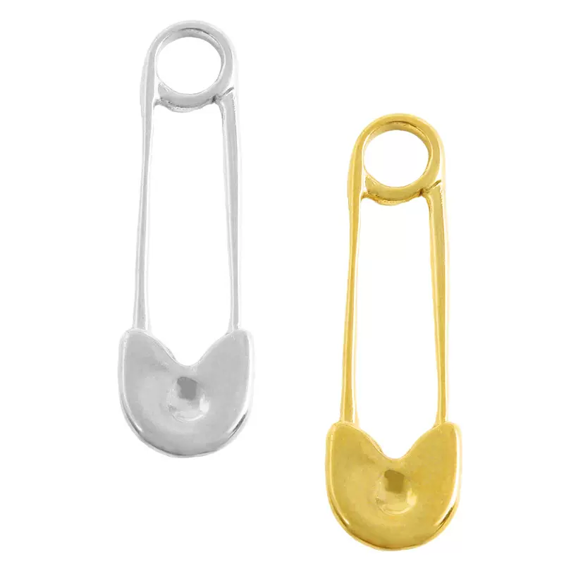 304不锈钢安全别针吊坠配件服装衣服别针扣针手工diy配饰配件现货