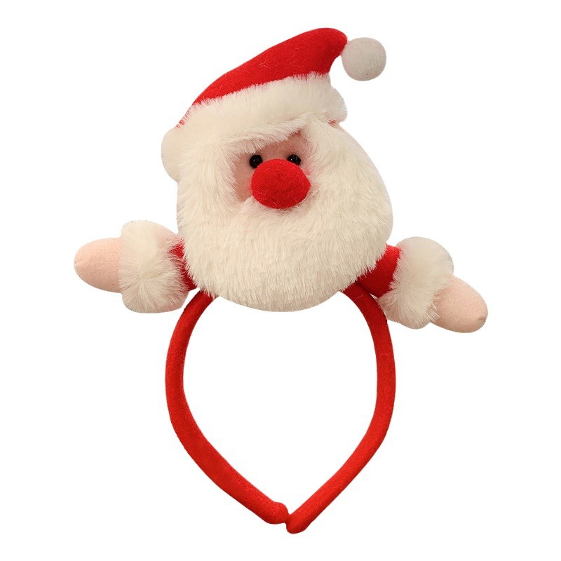 Christmas gift Santa Claus big figure hair band Adult children dress up head band Christmas gift gift decorations_voghion.com