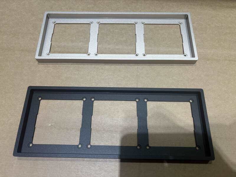 86 Horizontal and Vertical Version Home Decoration Embedded Bed Screen Switch Socket Aluminum Alloy Sandblasted Integrated Metal Decorative Frame