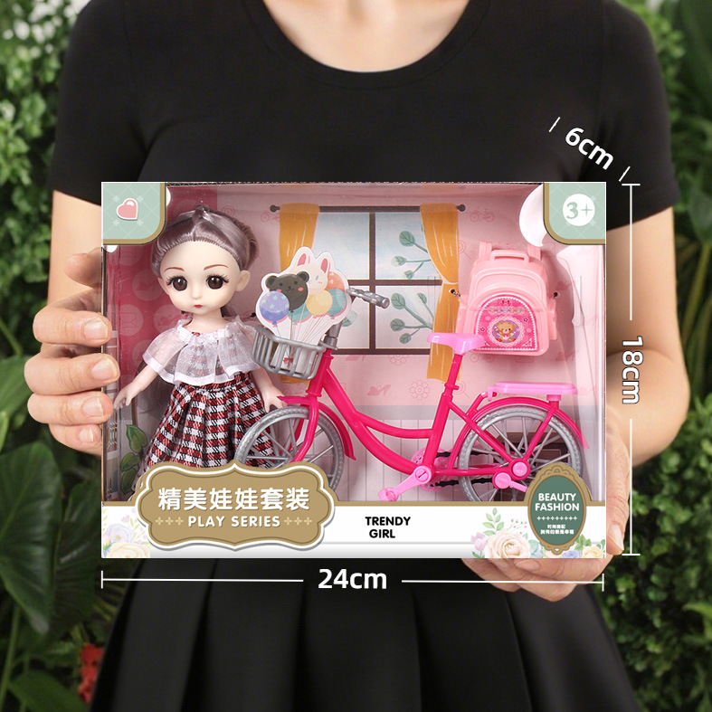 Muñeca Princesa Barbie en Caja, Caja de Regalo, Juego de Regalo para Niños, Juego de Muñecas, Juguetes para Niñas