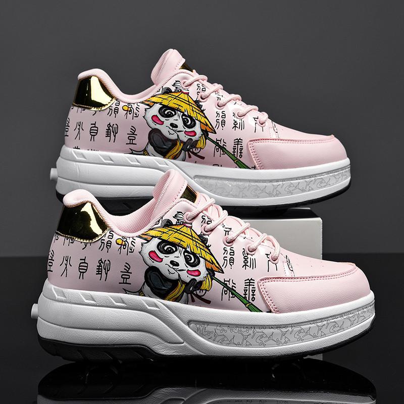 Children's Shoes, Roller Skates, Boys' Four-Wheel Shoes, Students' Invisible Skates, Girls' Shoes with Wheels, Trendy Heelys Shoes