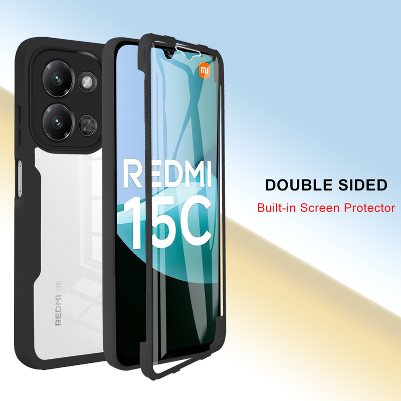 Suitable for Redmi 15C Qicai 360 All-Inclusive Phone Case Redmi 15 4G/5G Case and Film Integrated Anti-Fall Protective Cover Suitable for Redmi 15C Qicai 360 All-Inclusive Phone Case Redmi 15 4G/5G Case and Film Integrated Anti-Fall Protective Cover