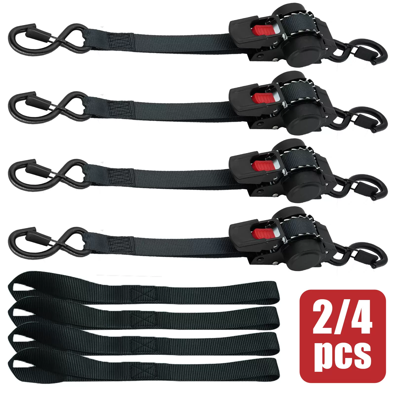 亚马逊热销棘轮拉紧器集装箱捆绑器自动收缩带货车货物专用紧绳器