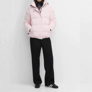 aritz~a 立领保暖雾面四格+雾面五格外套冬季休闲简约羽绒服外套