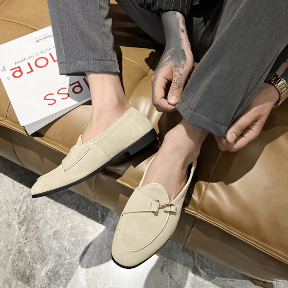 Doug Shoes Men's Summer Casual Leather Shoes Men's Wholesale Loafers Fashionable Men's Shoes Men's Cross-border Large Size Generative