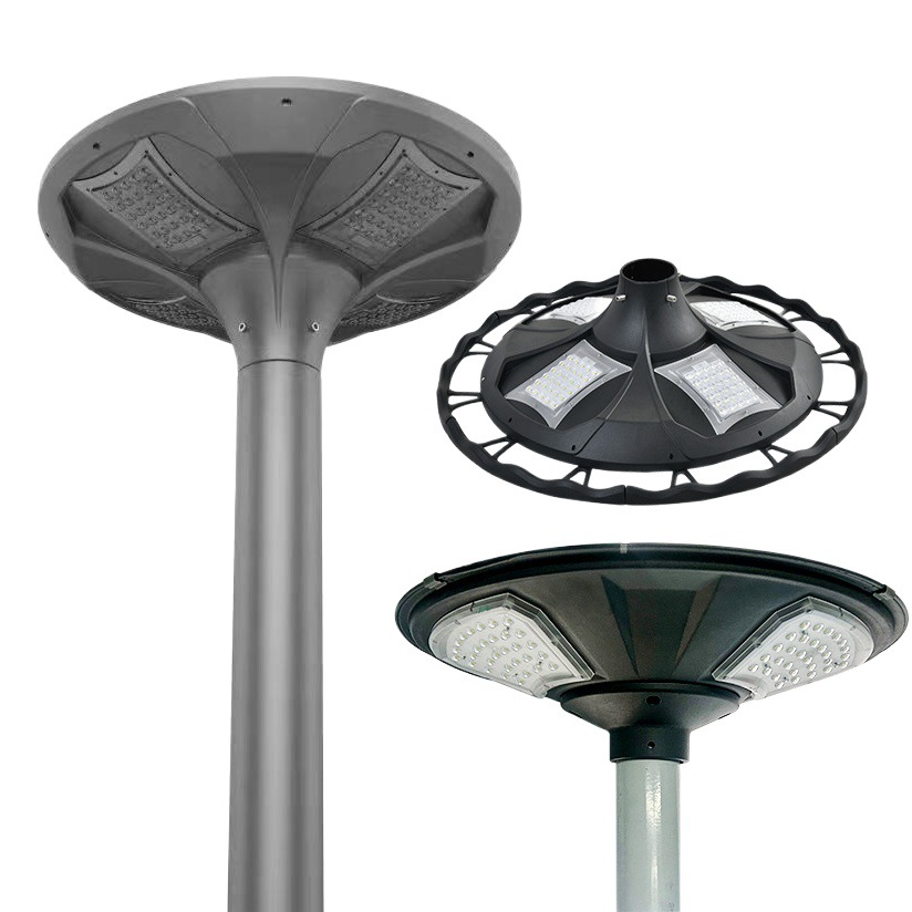 Lámpara de jardín solar al aire libre impermeable paisaje lámpara al aire libre Parque Villa OVNI lámpara iluminación Super brillante LED lámpara de calle
