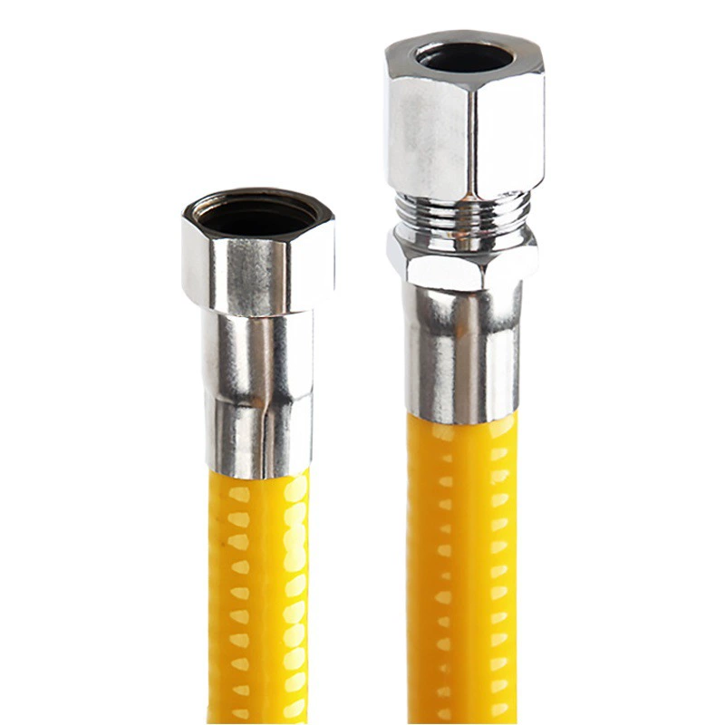 Взрывобезопасная газовая труба Трубопровод природного газа Специальное 304 из нержавеющей стали гофрированный шланг высокого давления газовая плита соединительная трубка