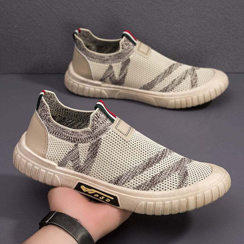 Summer breathable sneakers for leisure, shoes, trend socks, comfortable footwear