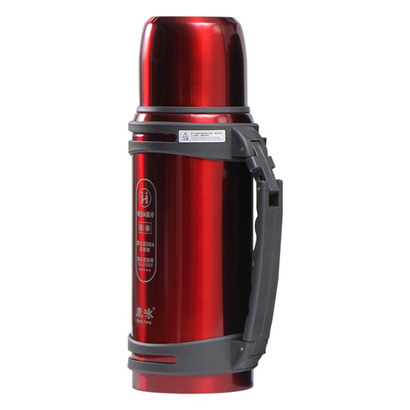 304 Stainless Steel Simple Travel Pot Outdoor Travel Pot Portable Gift Cup Large Capacity Vacuum Thermos Wholesale