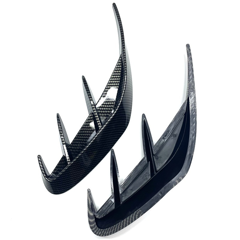 Car fender modification rear blade rear bumper side wind knife simulation air outlet general car exterior hood