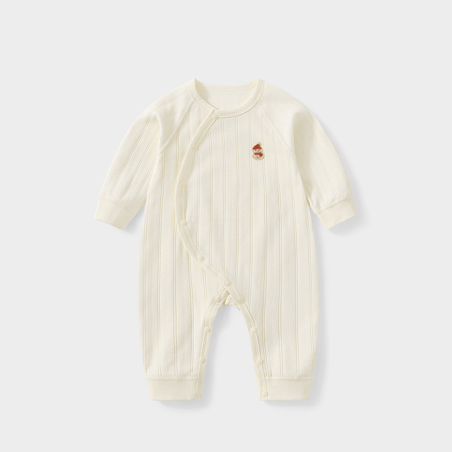 Uniforme de bebé primavera y otoño ropa de recién nacidos hombres y mujeres con base de algodón bajo ropa de vestir para niños pequeños pijamas de primavera bebé image 9