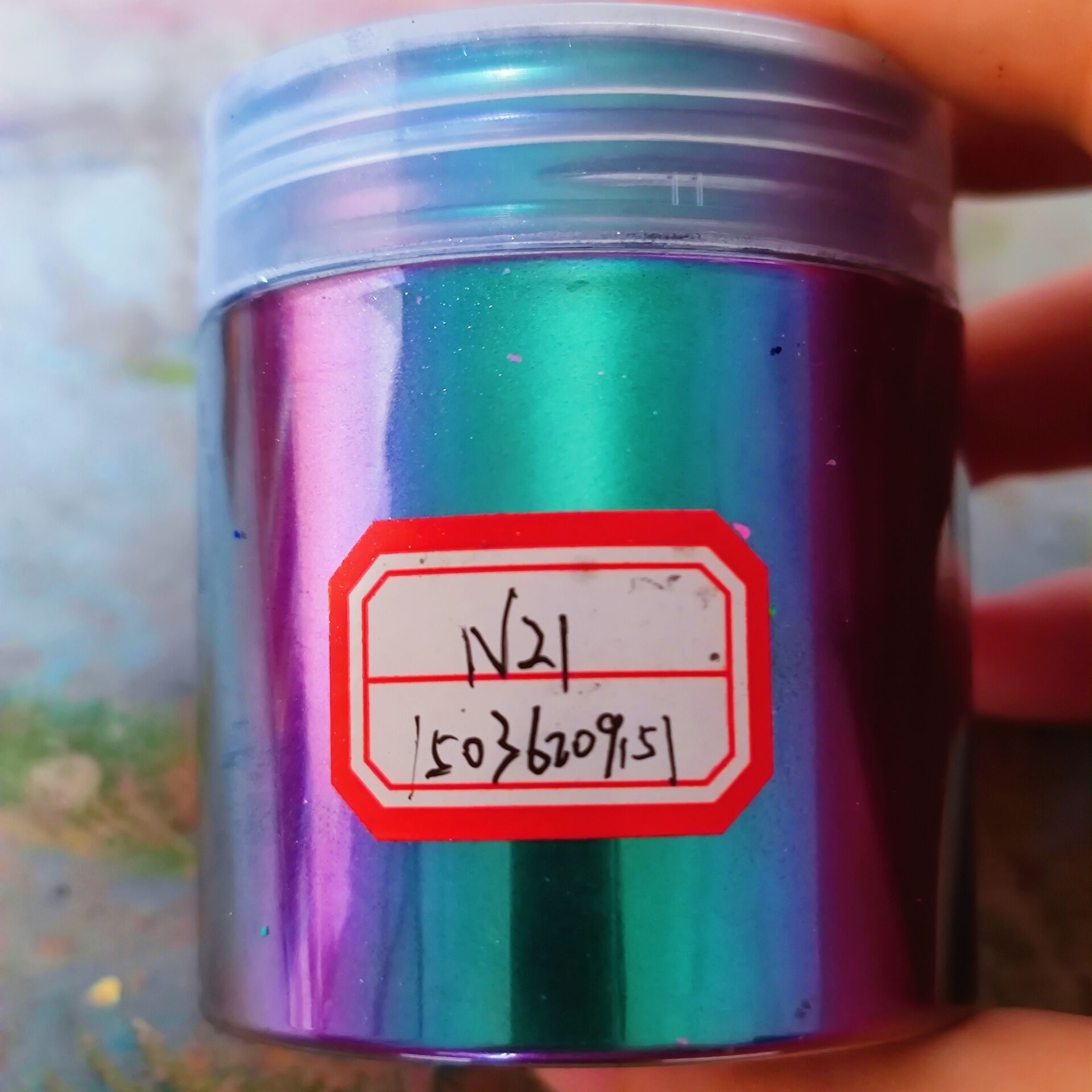 实色高强度光学变色龙粉汽车喷涂 史莱姆DIY滴胶变色龙粉颜料1g