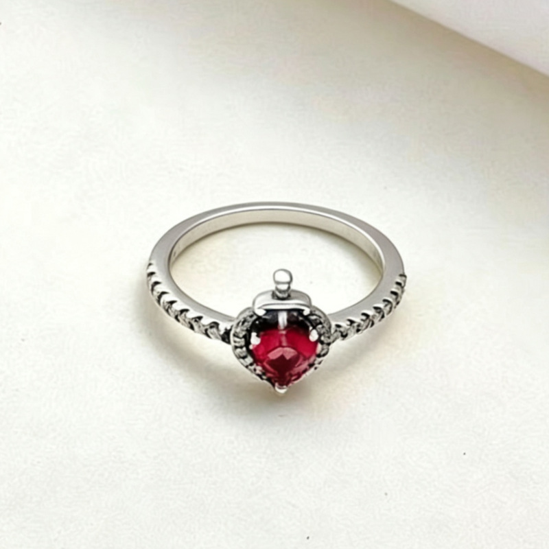 Butterfly Gemstone Ring Set For Women Designer Copper Silver Plated_voghion.com