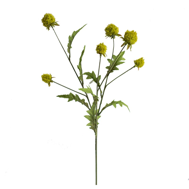 Искусственное растение сосновый помпон, зеленое растение, цветочная композиция для спальни, гостиной, украшение для пола, стола, подвесная корзина