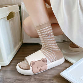 现货速发2022年新款拖鞋女夏家用室内浴室洗澡厚底居家外穿踩屎感