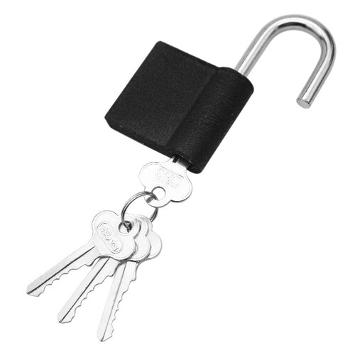 Hanshan iron top lock key padlock black iron lock black padlock drawer lock dormitory padlock