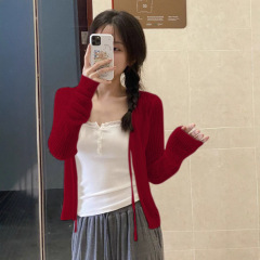 设计感小众港风百搭防晒衫外套女甜美韩版夏季薄款空调衫披肩上衣