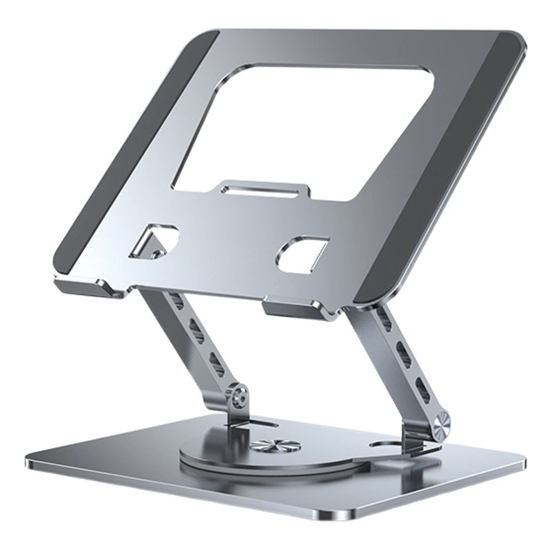 Подставка для ноутбука трансграничная Новая Складная Настольная металлическая повышенная охлаждающая стойка, вращающаяся на 360 градусов