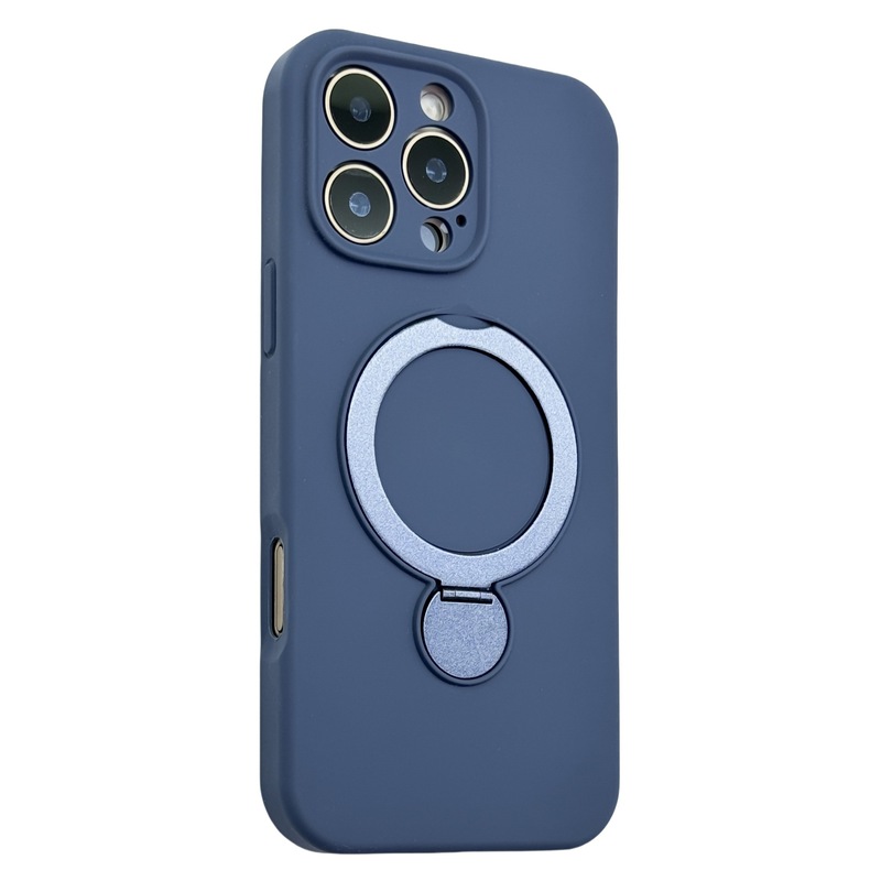 支点旋转支架精孔适用iPhone17手机壳纯色肤感磁吸苹果16防摔软套|undefined