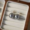 Advanced quality earrings from pearl, ear clips, mosquito coil, simple and elegant design, high-quality style