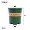 Plastic extra large big round flowerpot, new collection, increased thickness