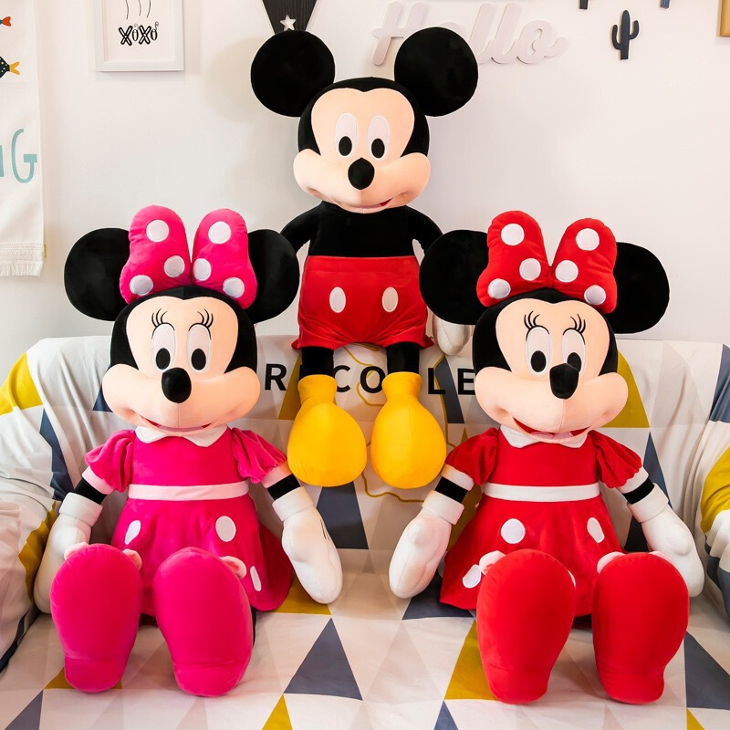 Mickey and Minnie Couple Dolls, Mickey Mouse Plush Toys, Wedding Bed Dolls, a Pair of Dolls, Gifts for Girls Mickey and Minnie Couple Dolls, Mickey Mouse Plush Toys, Wedding Bed Dolls, a Pair of Dolls, Gifts for Girls