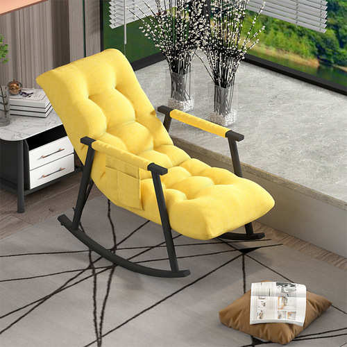 Rocking chair home balcony living room lazy sofa chair single Internet celebrity rocking chair adult leisure chair sofa nap chair