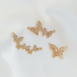 14K����ɫ��ʯ�����p��朽ӵ�������朒��DIY�����Ʒ���