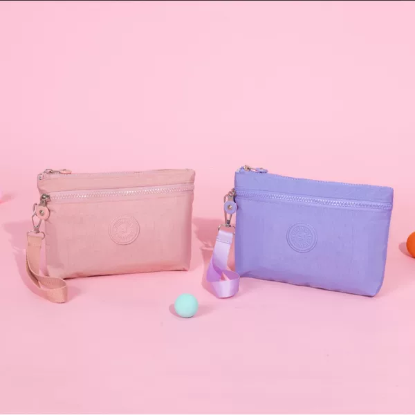 Factory Direct Sales Foreign Trade Cosmetic Bag New Cross-Border Gift Waterproof Portable Zipper Nylon Cosmetic Bag Wholesale