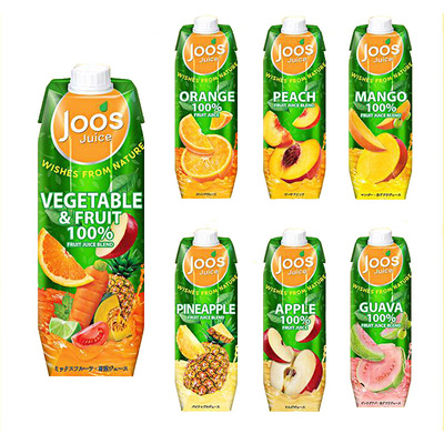 Thailand Imported Drinks Joos Pure fruit juice 1l Orange Juice Apple juice Mango juice Full container fruit juice Drinks wholesale