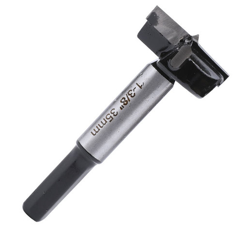 Black woodworking hole opener drill bit hand electric drill wood board reaming drill bit hinge alloy plastic gypsum board wood
