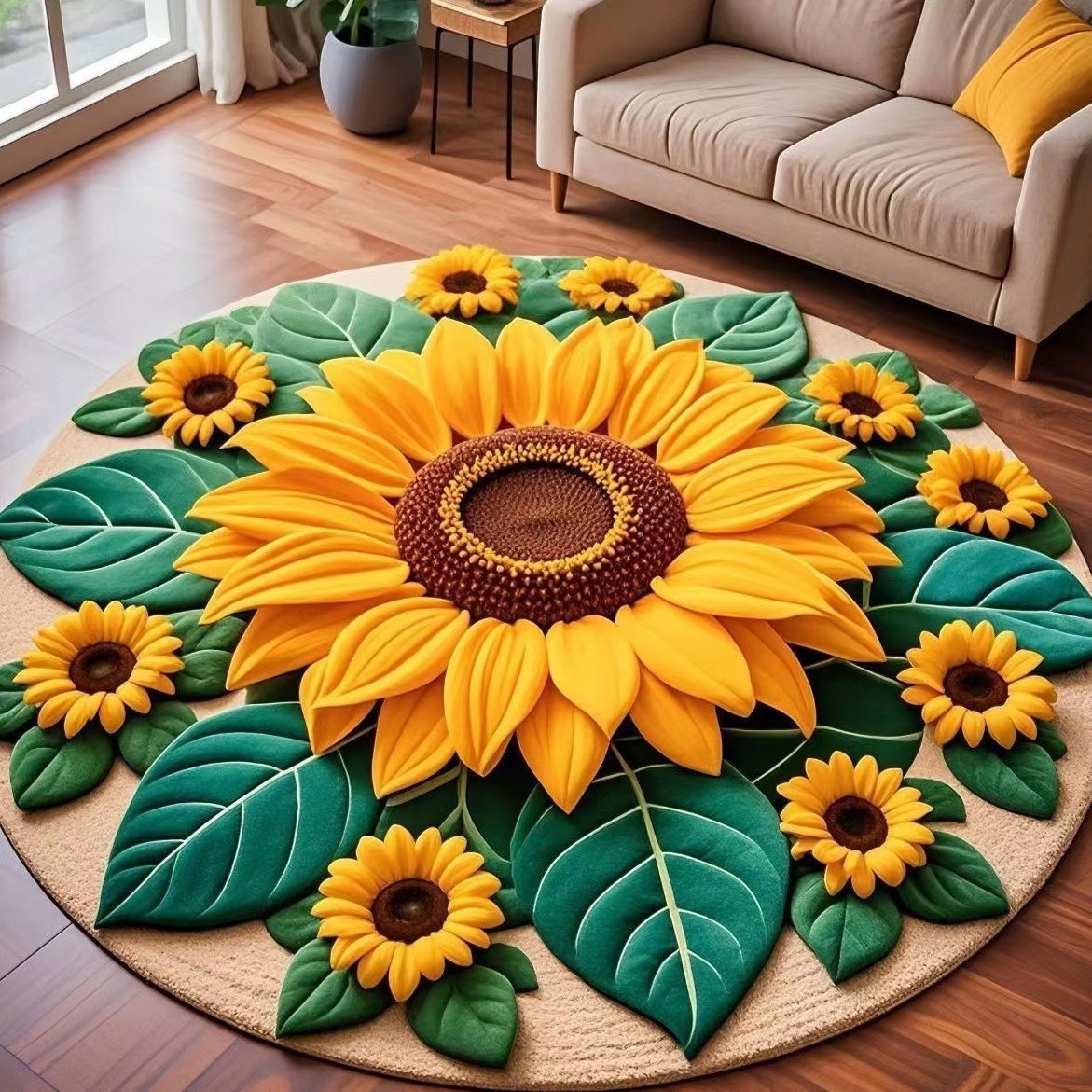 Kieselgur 3D-Blumen-Hängematte für Wohnzimmer, Couchtisch und Eingangsbereich_voghion.com