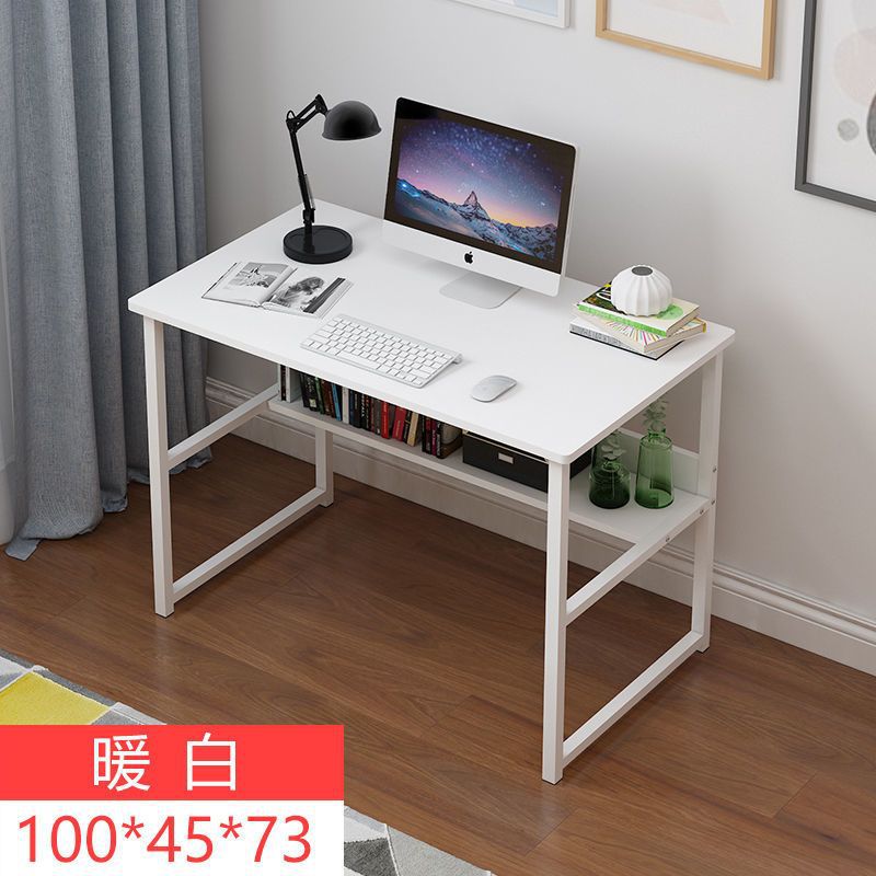 심플 더블 레이어 100*45*73 따뜻한 흰색