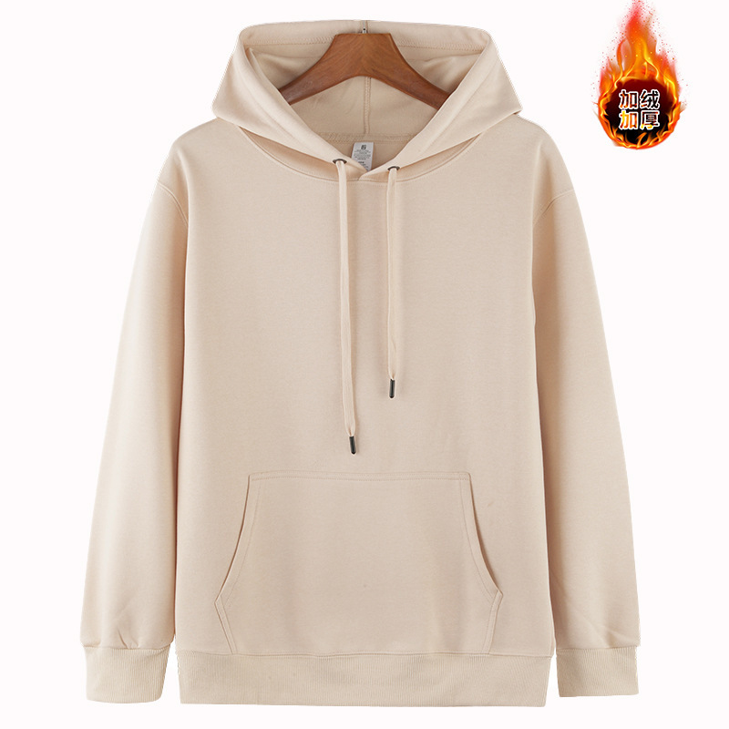 400g suéter con capucha para hombre pesado otoño e invierno sudadera con capucha suéter de algodón de manga larga camisa de manga larga chaqueta de tendencia
