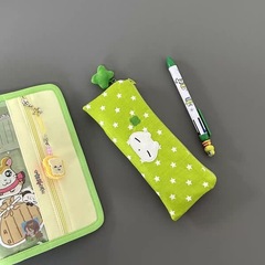 新型クローバー子猫の筆袋小清新大容量学生多機能デスクトップ整理文房具バッグ鉛筆ケース