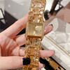 Watch, chain, square waterproof quartz watches, suitable for import