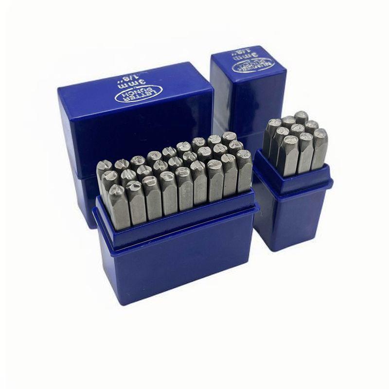 국경 간 보석 영숫자 헤드 스탬핑 도구, 다이 펀치, 강철 코드 입력, 수제 금 제조 장비