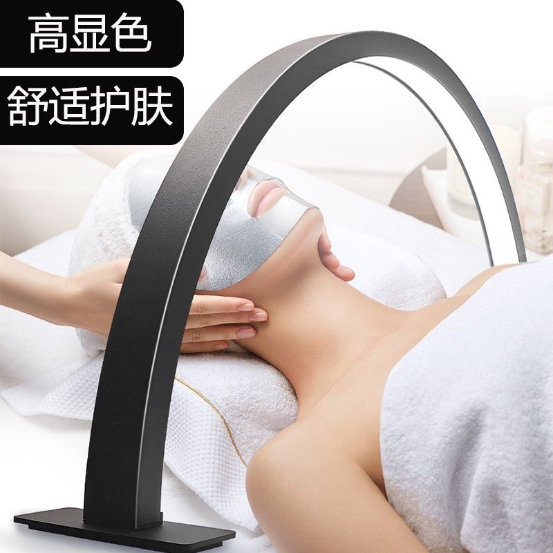 Fábrica de envío transfronterizo LED salón de belleza lámpara de luz fría lupa espejo bordado lámpara de belleza lámpara de uñas luz de noche sin sombra