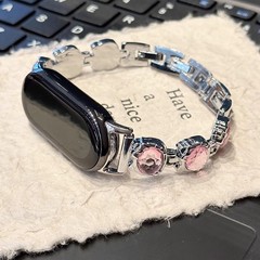 适用小米8/9/10手环表带Pro可爱kitty猫高级感NFC红米Watch5腕带