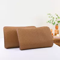 Летняя подушка из ледяного шелка, коврик из бамбукового ротанга, подушка для взрослых, летний коврик, наволочка, одиночная детская подушка с большим ремешком, чехол для подушки