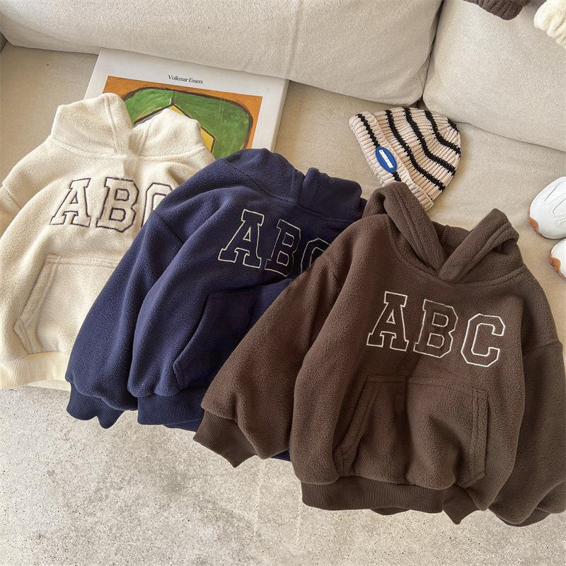 Kids Hoodies Long Sleeve Casual Letter display picture 1