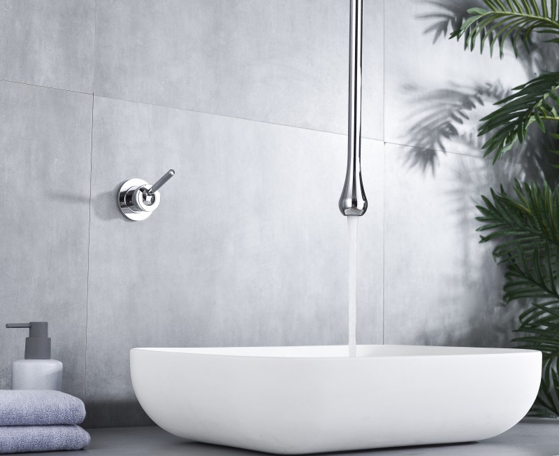 Kaiping Youjia Sanitary Ware Creative water Drop Ceiling Faucet, Suspended ceiling faucet, concealed column basin, suspended faucet 30593 undefined