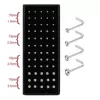 White L rod 60 pieces 1.5/2.0/2.5/3.0