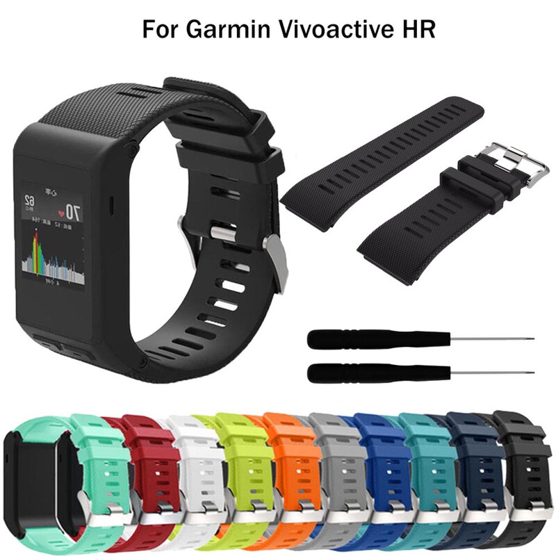 For Jiaming Vivoactive HR Silicone Strap Garmin Vivoactive HR Replacement Wristband
