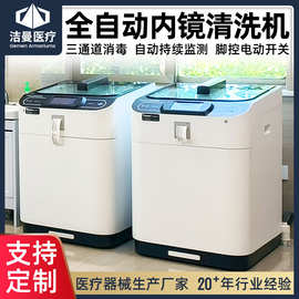 内窥镜全自动清洗消机一体化设备 内镜清洗单双缸清洗机多功能