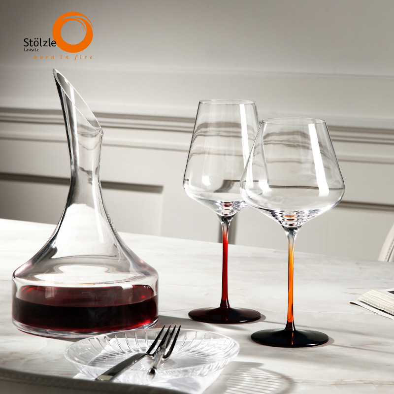 Soja Imported Wine cup decanter suit Burgundy Wineglass household crystal Glass Goblet